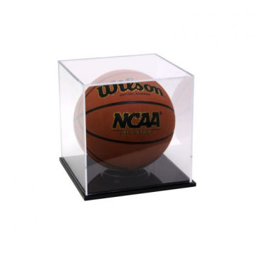 Acrylic Basketball Display Case with Black Base
